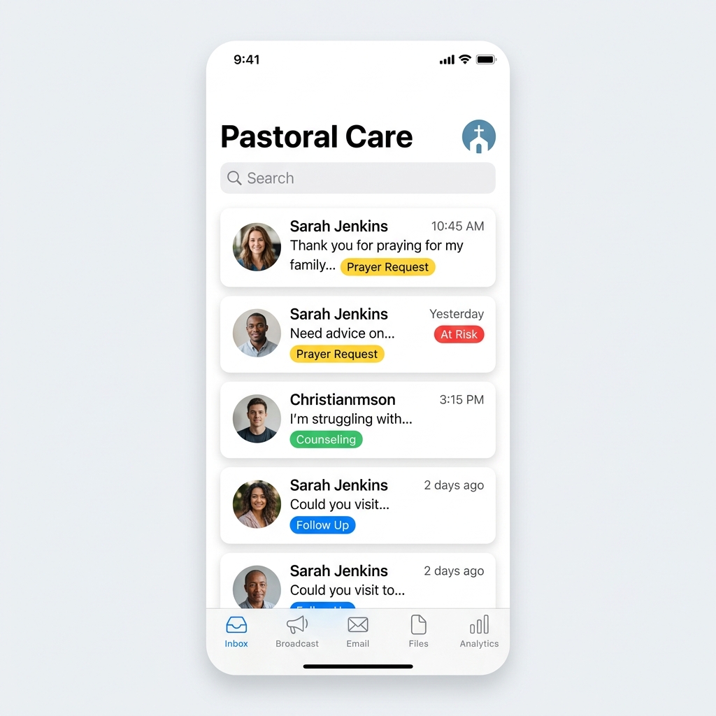 Mobile SMS & Chat Layout